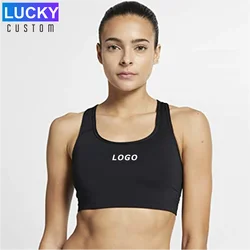 Women U Back Yoga Underwear Padded Crop Tops Underwear Gym  Yoga Sport Sexy Breathable Fitness Running Vest Bras Type 8 Colors