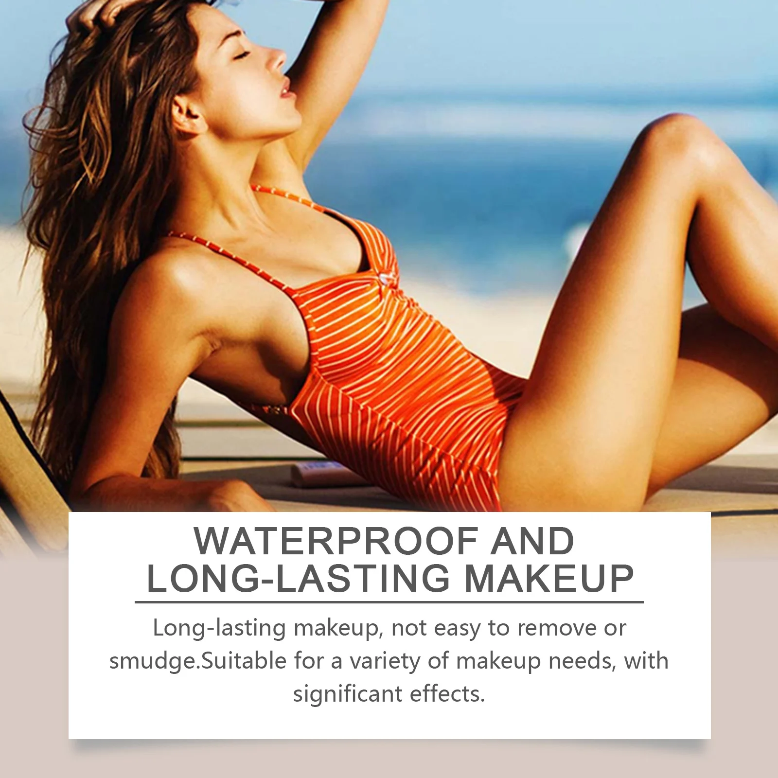 Crema de maquillaje para piernas, corrector de larga duración, resistente al agua, antitransferencia, incluso el tono de la piel, potenciador del brillo, loción de base marrón tostado de trigo