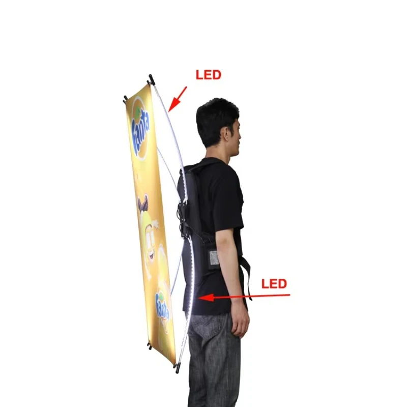 Premium Backpack Flags Banners Pedestrians Billboards Business Advertising Promotions