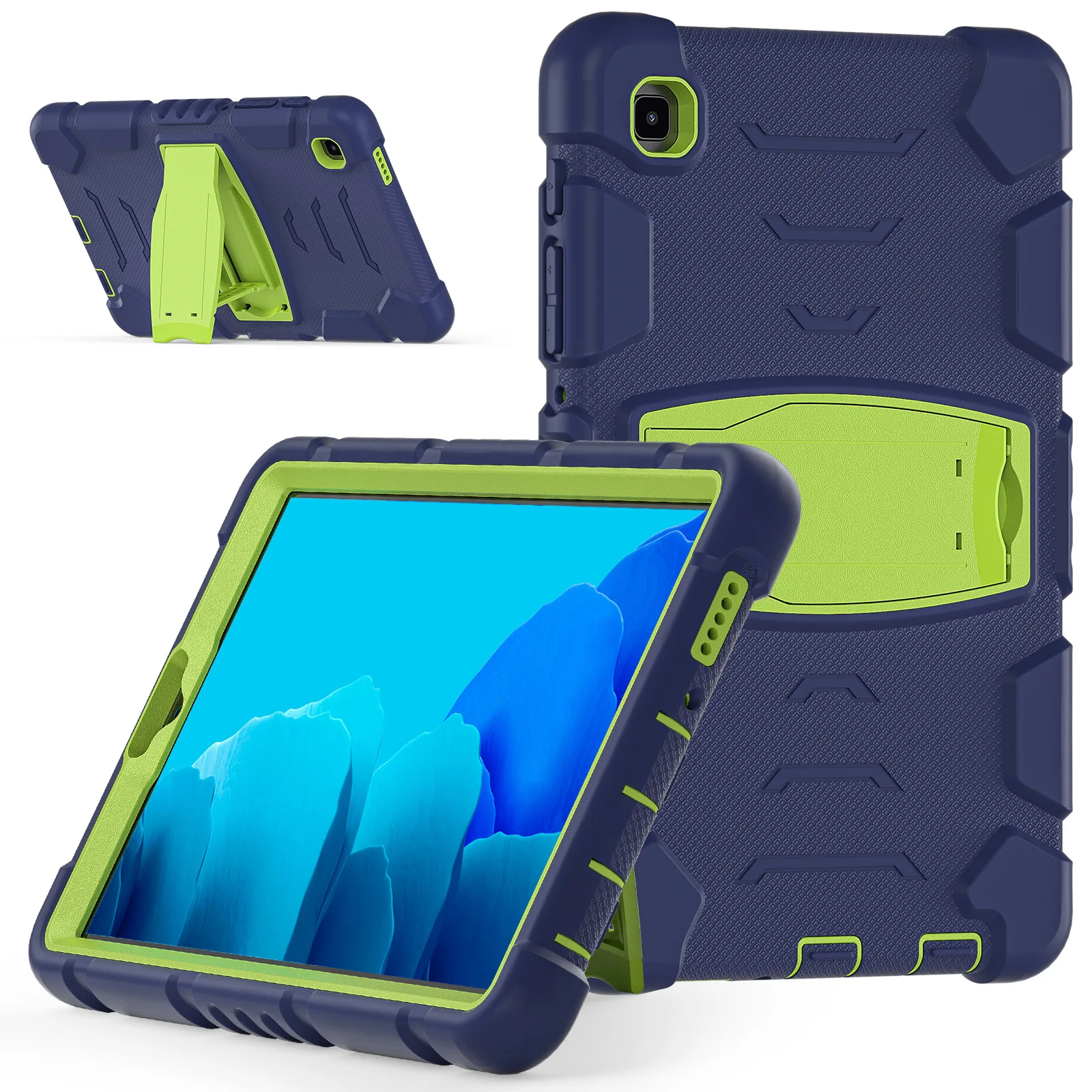 

For Samsung Tab A7 lite Tablet Case 8.4 Inch Silicone Drop Resistant Case Stand SM-T220/T225