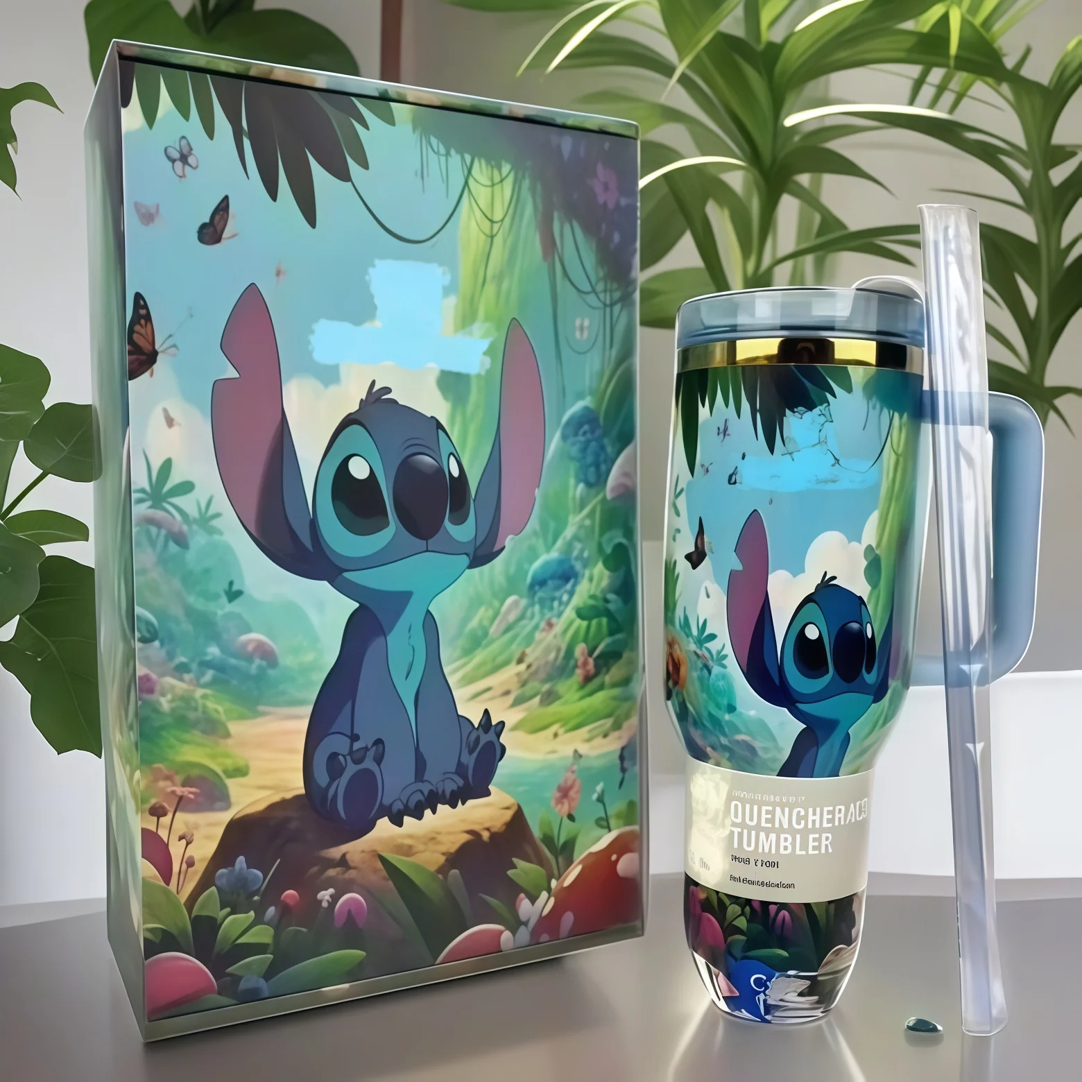 

Стакан Stitch 40 унций (1180 мл) — изолированная дорожная кружка с двойными стенками и ручкой