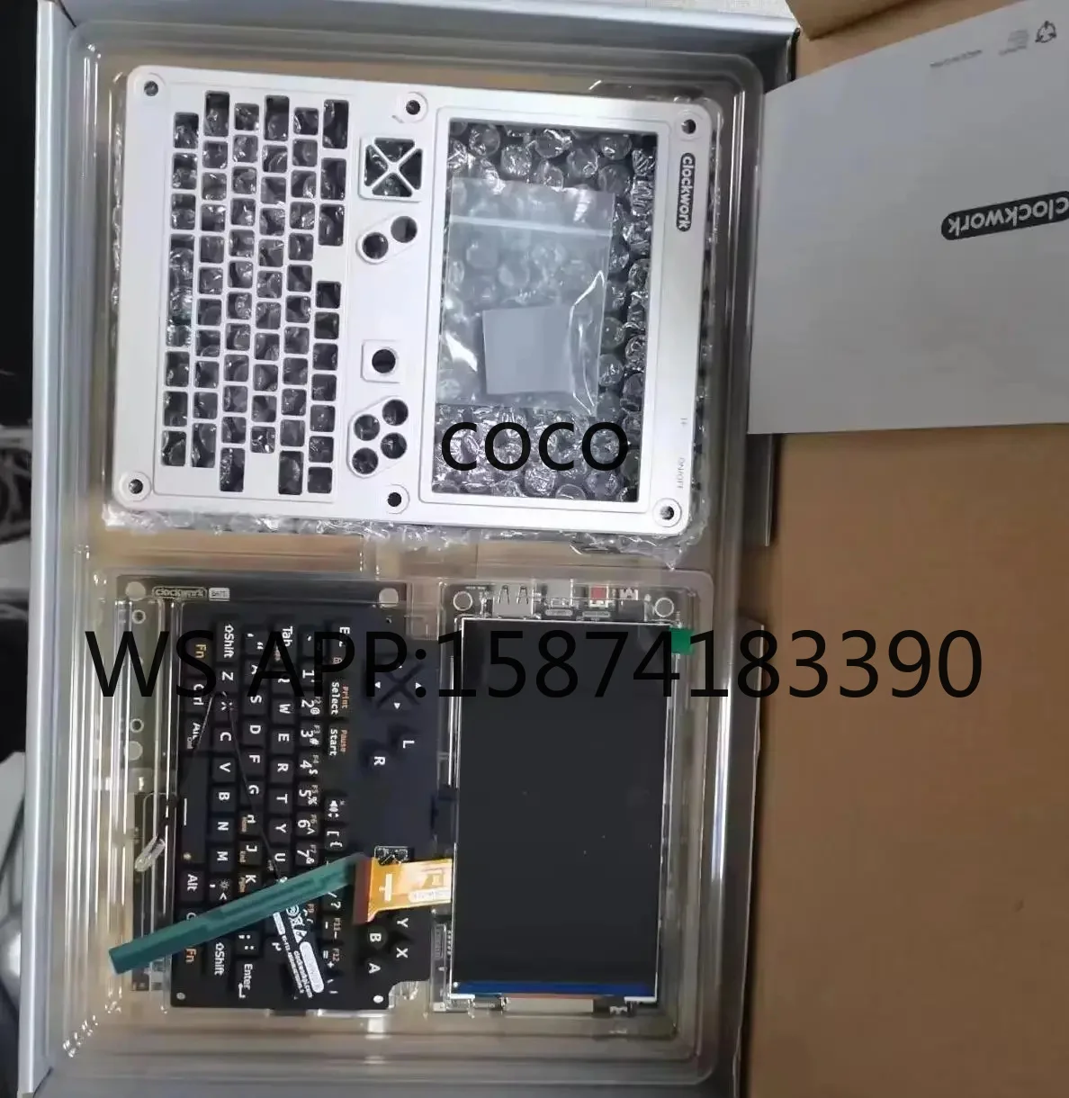 In Stock RPI-CM4 Lite Kit UConsole Clockworkpi Mainboard SteamOS Consola Official Cyberdeck Linux ARM Cortex New Silver