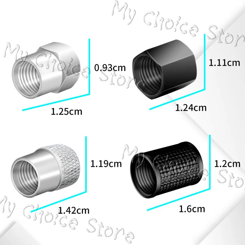 Tapas de válvula de neumático de rueda de coche, cubiertas impermeables de polvo de aire para Leon, Ibiza, Altea, Exeo, Cordoba, Ateca, Tarraco, 4