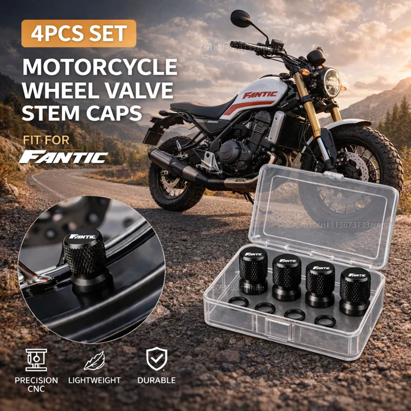 

For FANTIC CABALLERO FLAT TRACK 125 250 500 RALLY/SCRAMBLER XE125/XEF250 Motorcycle Accessories CNC Aluminum Tire Valve Stem
