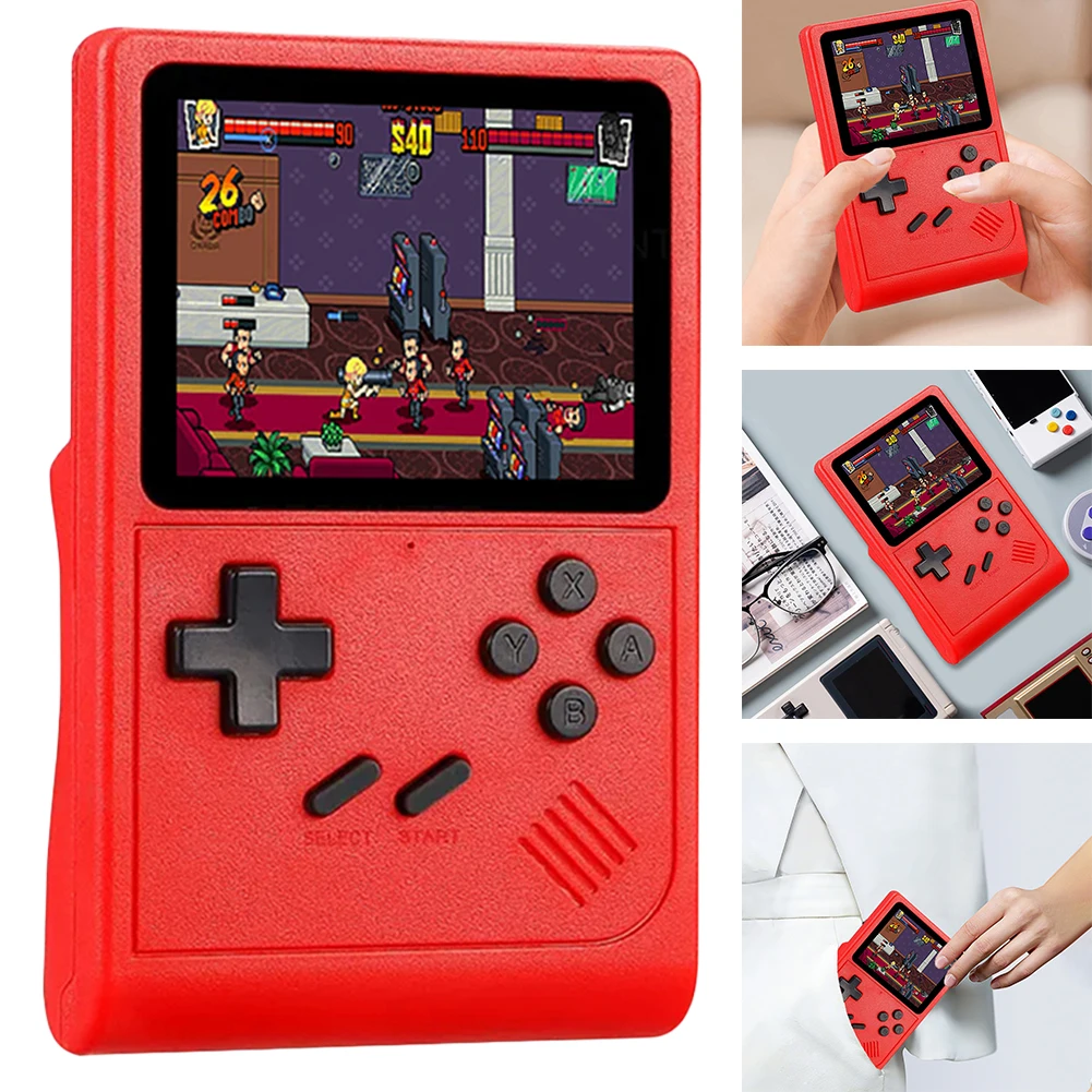 GB300 TV ريترو لعبة فيديو وحدة التحكم المدمج في 8G 3.0 بوصة شاشة المحمولة لعبة وحدة التحكم 6000 + ألعاب AV الناتج هدايا للبنين بنات