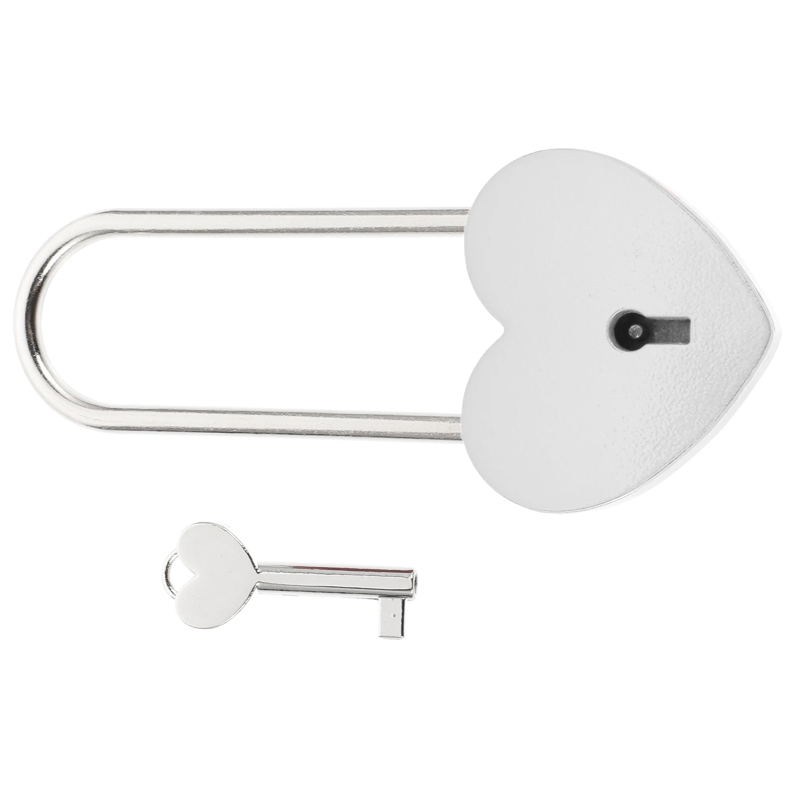 

1Pcs Heart Shape Lock Sturdy Rustproof Padlock for Luggage Travel Drawer Cabinet Diary Security Heart-Shaped Lock