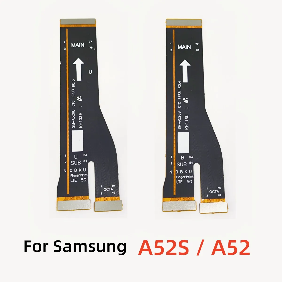 For Samsung Galaxy A52S A52 A526U A526B A528B 4G 5G Main Motherboard Connector LCD Display Flex Cable Replacement Parts Ribbon