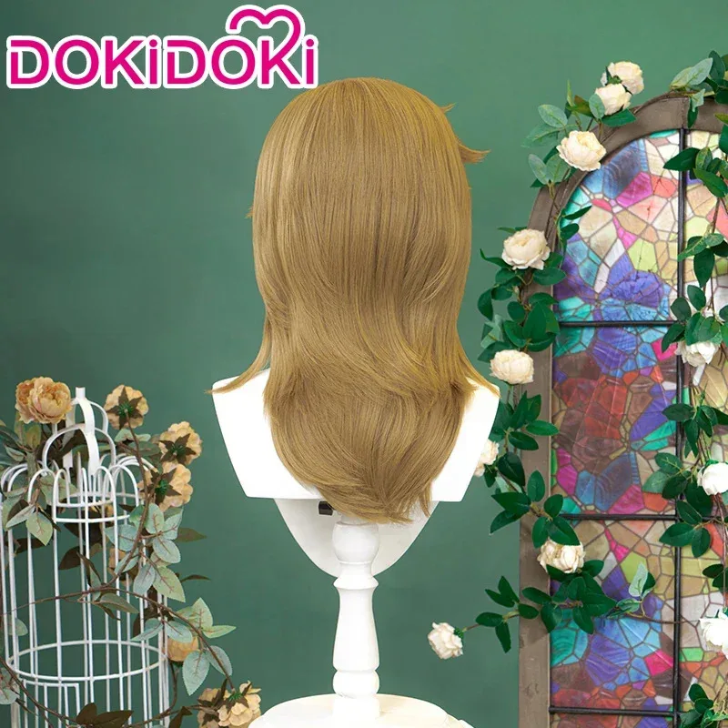 

Новый в наличии парик Linkk, игровой парик для косплея DokiDoki Linkk, высокотемпературный мужской парик для косплея, бесплатная шапка для парика 4WDDSAFS2025