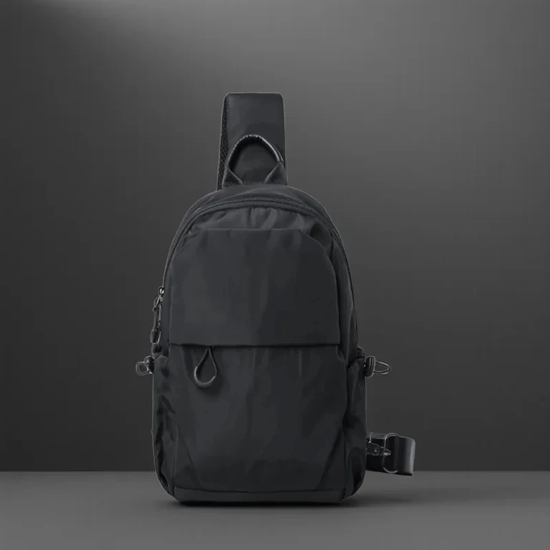 

Мужская нагрудная сумка 11 дюймов iPad USB зарядка Оксфорд водонепроницаемый рюкзак для коротких поездок для мужчин 2024 модная противокражная молния прочная слинг-сумка