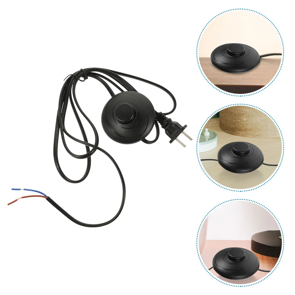 

Foot Switch Extension Cord with Button Light for Christmas Tree Push Indoor The