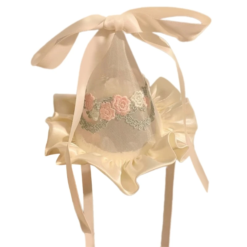 

Cream Birthday Hat Hair Clip With Metal Hairpin Hair Accessories Hairpiece For Party Photo Props And Themed Event 15UB