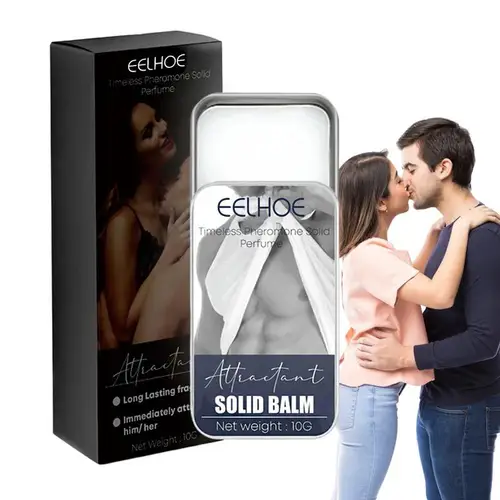 Perfume sólido para mujer, Mini bálsamo sólido portátil de colonia y feromonas para hombre, fragancia Sexy, bálsamo desodorante corporal Natural de larga duración, regalo