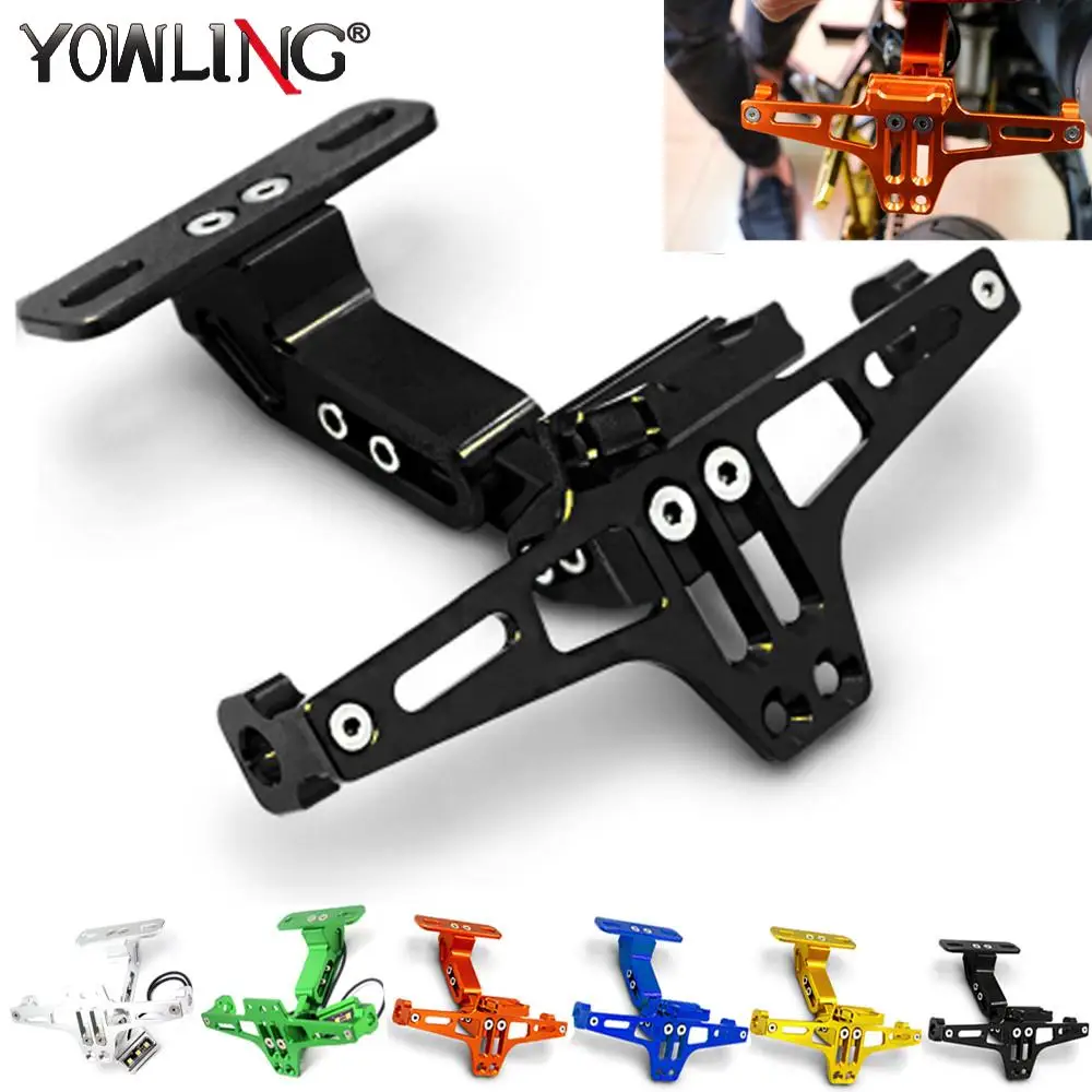 Motorcycle License Plate Bracket Licence Plate Holder Frame Number Plate For ducati monster 696 1199 1198 1098 848 695 748/750SS