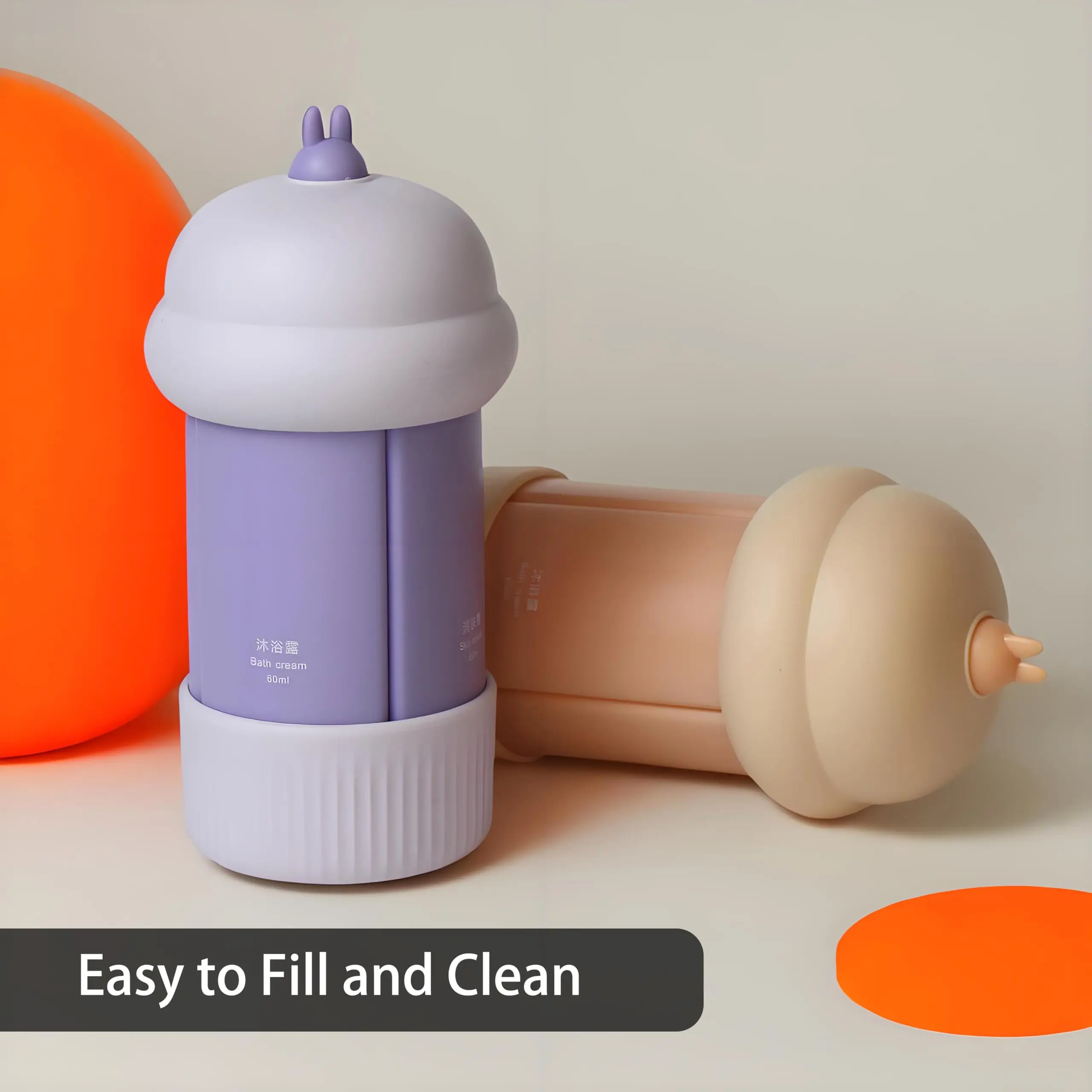 Bottiglie da viaggio per articoli da toeletta Bottiglie portatili 4 in 1 Contenitori da viaggio comprimibili a prova di perdite Bottiglia riutilizzabile per shampoo