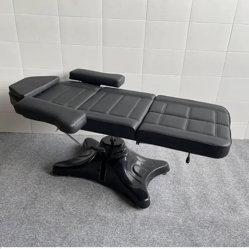 Multifunctional lift rotating folding tattoo beauty dual-purpose bed chair