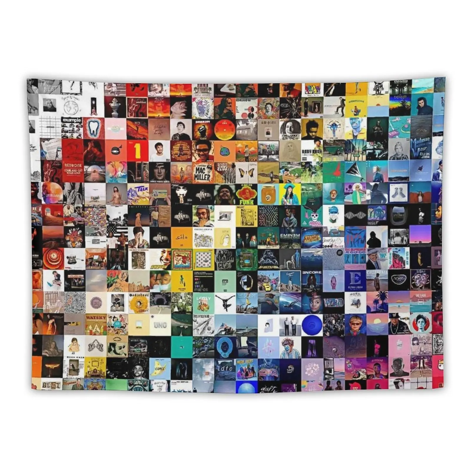 

Rainbow musical full album collage Tapestry Wall Hanging Room Decoration Korean Style Tapestry