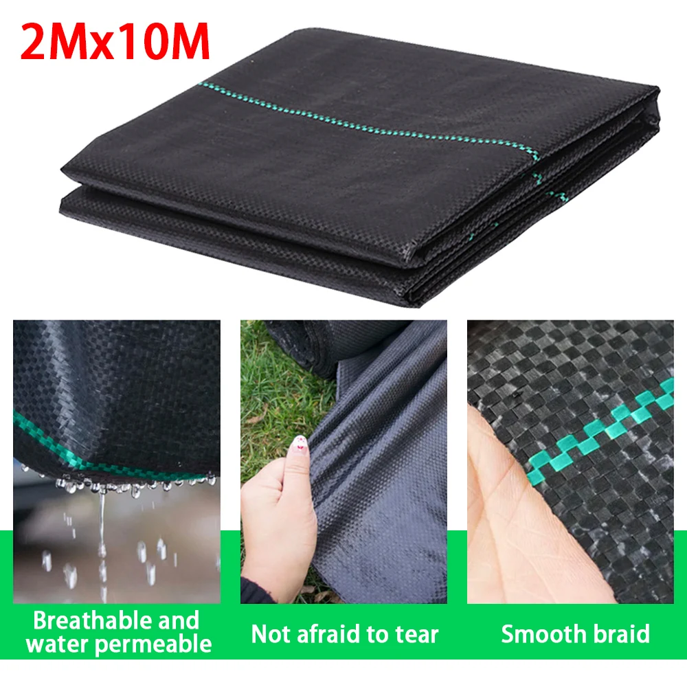 Woven Weed Control Weed Barrier Fabric Grass Cloth For Orchard Agricultural Greenhouse Weeding Mat Water Permeable Mulch Cloth