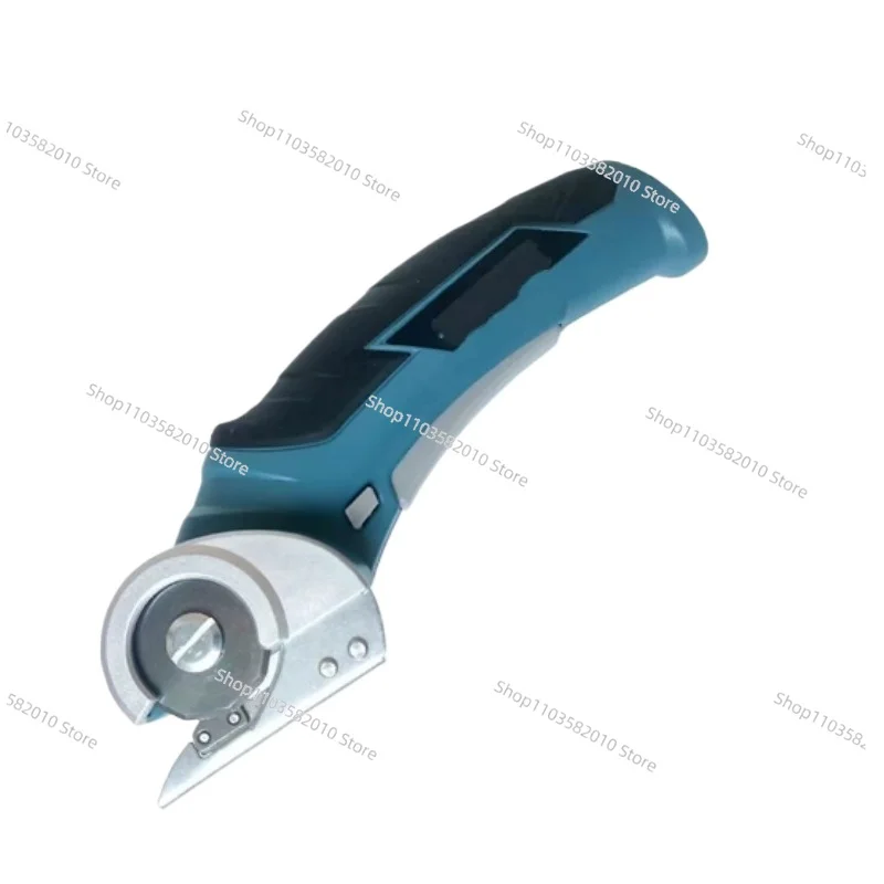 Cordless Electric Scissors, Handheld Round Knife Fabric Cutter, Portable Cutting Machine with Sharp Blade for Carpet Leather