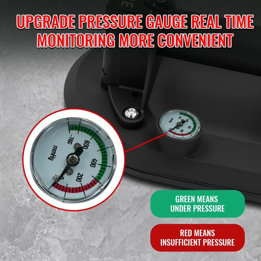 New Intelligent Display Industrial Grade Electric Vacuum Suction Cup 300KG Load Heavy Duty Granite Tile Glass Lifter