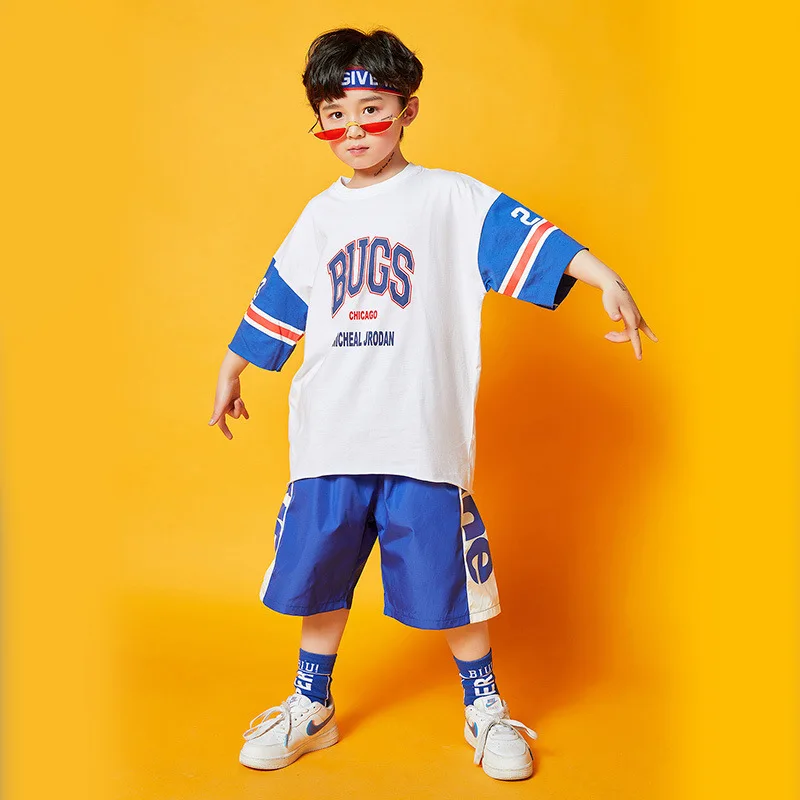 Basketball Costume Kids Hip Hop Hip Hop Girls Jazz Dance Costume Boys Baseball Costume Show