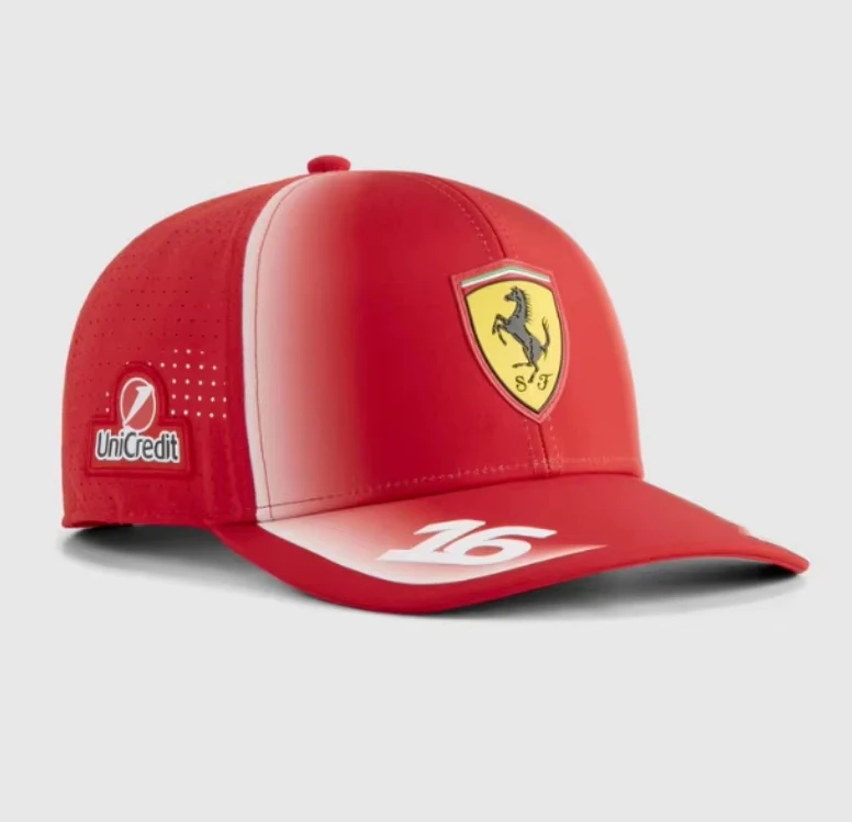 Gorra de Camionero Scuderia Ferrari 2026 GP de Silverstone, Reino Unido, Hamilton, Gorra GP de Mónaco 2026, Leclerc, Ferrari, MONZA, MIAMA, Las Vegas, Gorra para Fanáticos