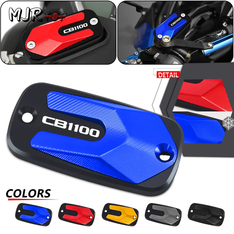 

2025 Brand New Oil Tank Cap Fits For CB1300 SF/SP CB1100 cb1100 cb1300 Motorcycle CNC Aluminum Front Brake Fluid Reservoir Cover