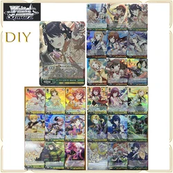 9PC/Set anime Weiss Schwarz DIY ACG Boy Games Toys Christmas Birthday Gifts Yuzuriha Inori Yuuki Asuna Misaka Mikoto