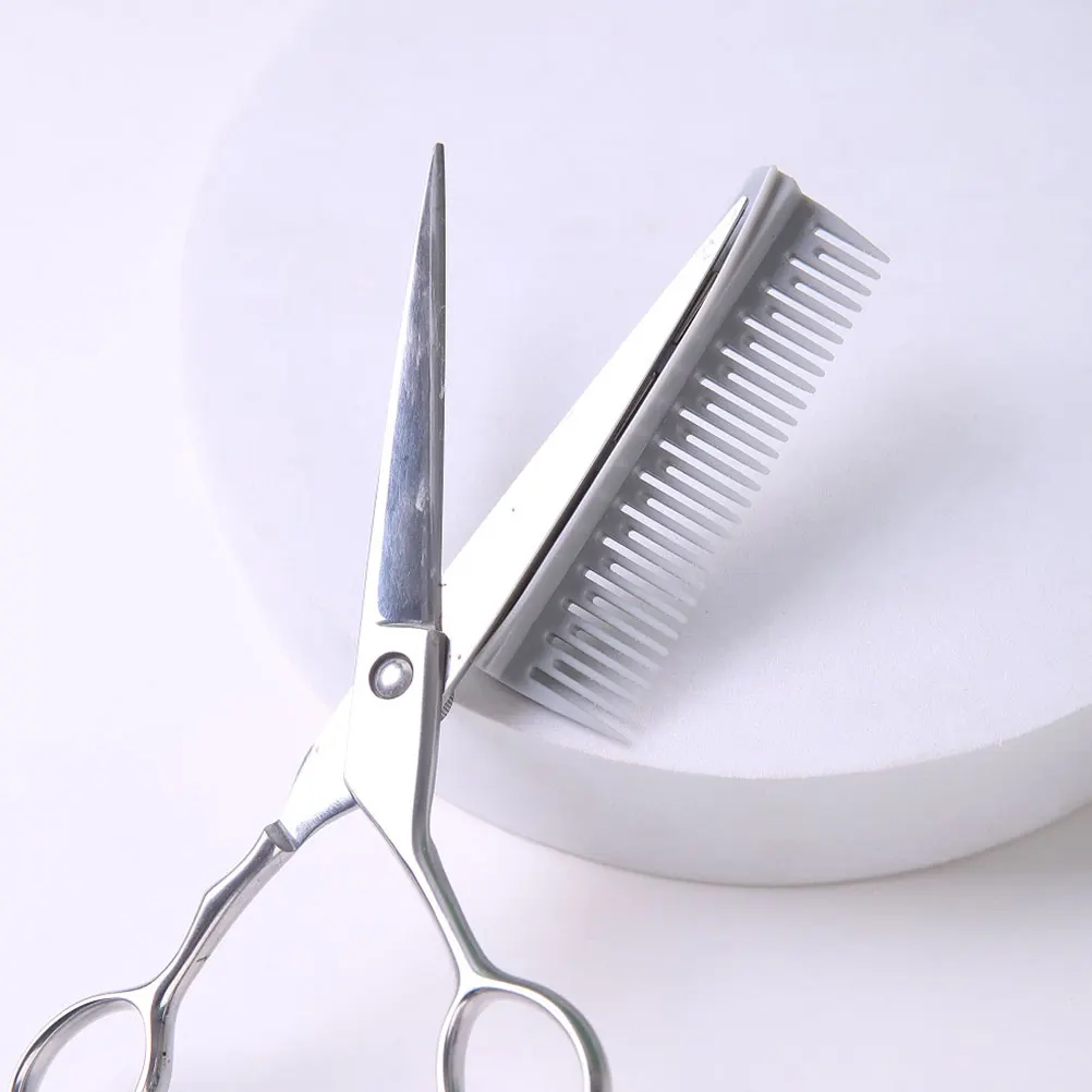 

Hair Cutting Tool Magnetic Comb for Salon Use Mini Scissor Attachment Reusable Plastic Design Foldable Barber Styling