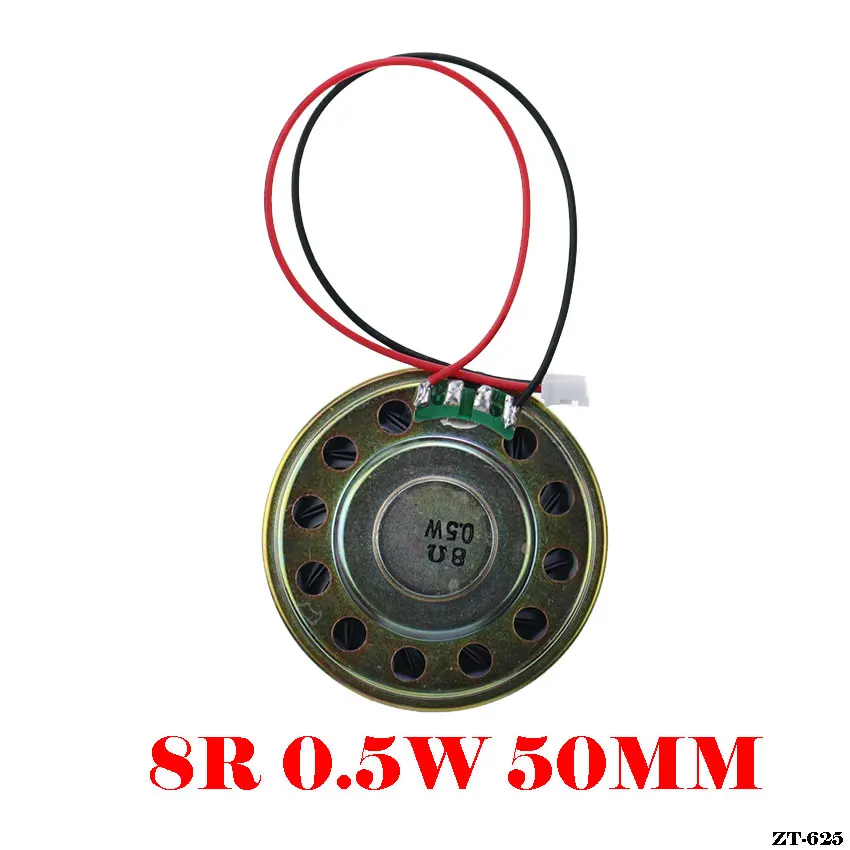 1pcs ultra-thin speaker 8R 32R 0.5W 1W 2W loudspeaker speaker diameter 20 23 26 28 30 32 36 40 50MM with terminal cable