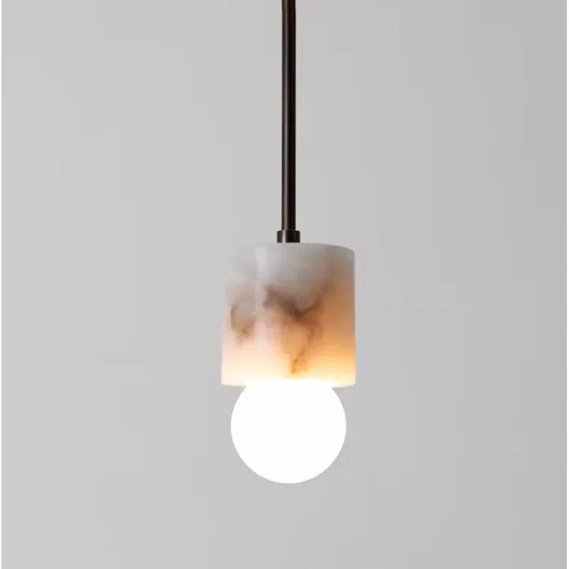 Modern Spanish Style Wall Lamp Natural Marble Alabaster Stone Lighting Fixture for Living Room Bedroom Corridor Home Decor