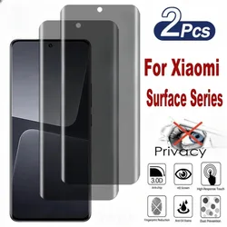 2Pcs Privacy Screen Protector for Xiaomi Mi 14 13 12 12 Pro Ultra 13 Lite Anti Spy Tempered Glass Film for Xiaomi Mi 12S 12X 10