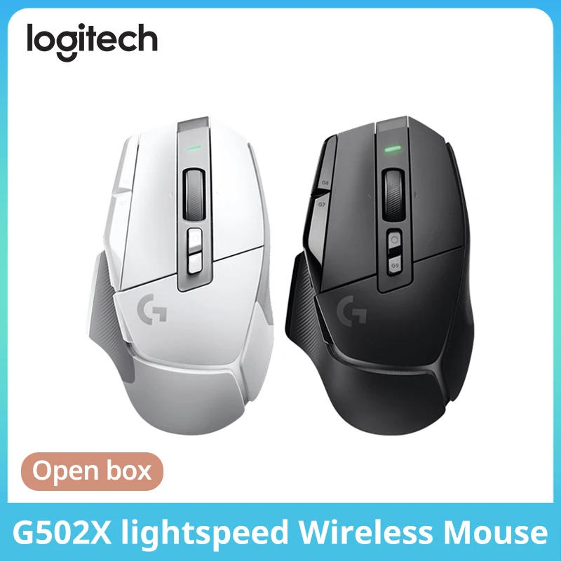 Open BOX Logitech (G) G502 X wireless gaming mouse Paired with mouse pad for use mouse gamer Business office can also be used