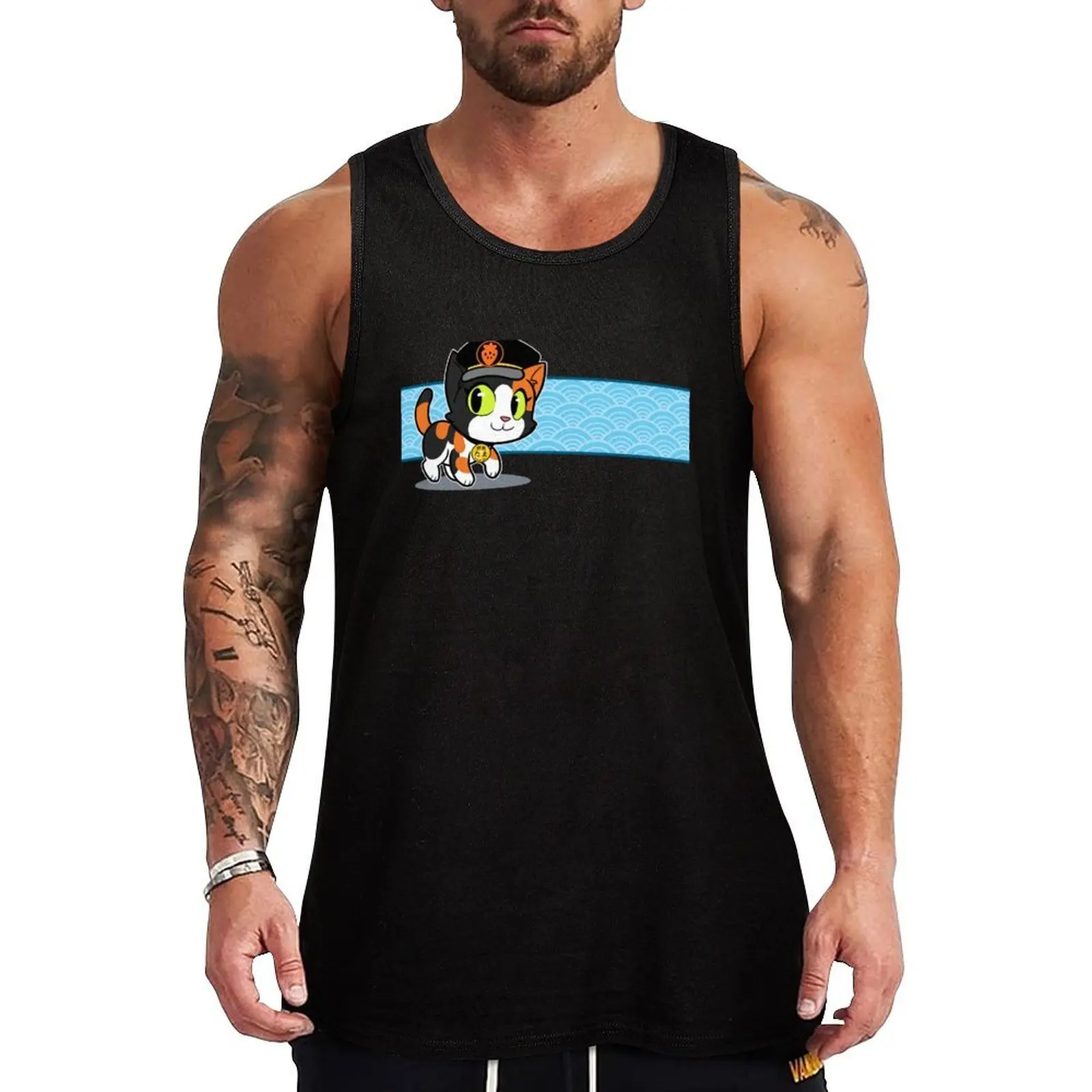 Station Master Tama Tank Top Gym Tank Top Quick Dry Sleeveless Fitness Shirt