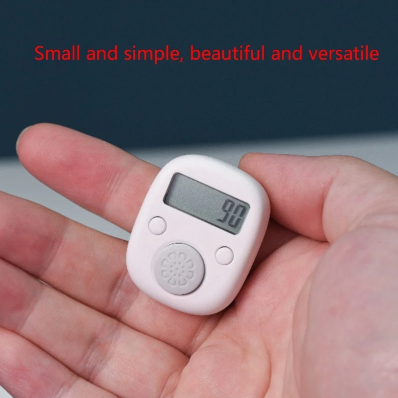 Electronic Finger Counter, Resettable 6-Digit LCD Electronic Digital Display Finger Hand Tally Counter Counting Tool