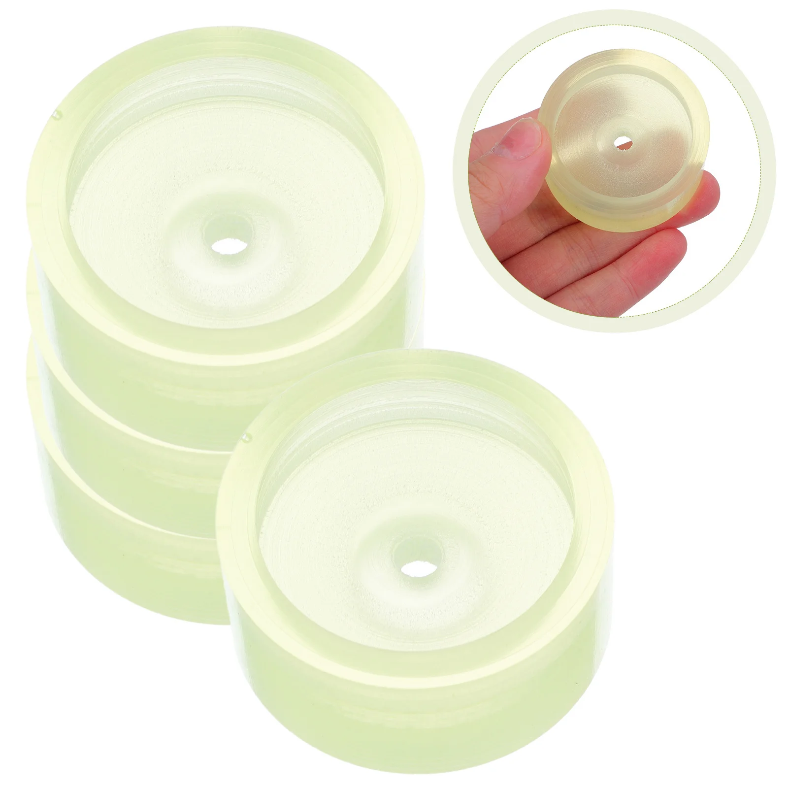 

4Sets Fishing Box Height Increasing Pads Rubber Leveling Feet Anti-Slip Base Elevators for Tackle Box Stability Protection