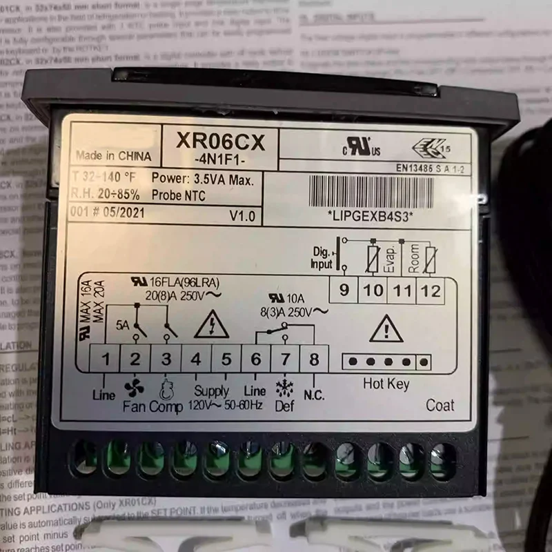 1pcs-new-for-dixell-xr06cx-4n1f1-temperature-controller