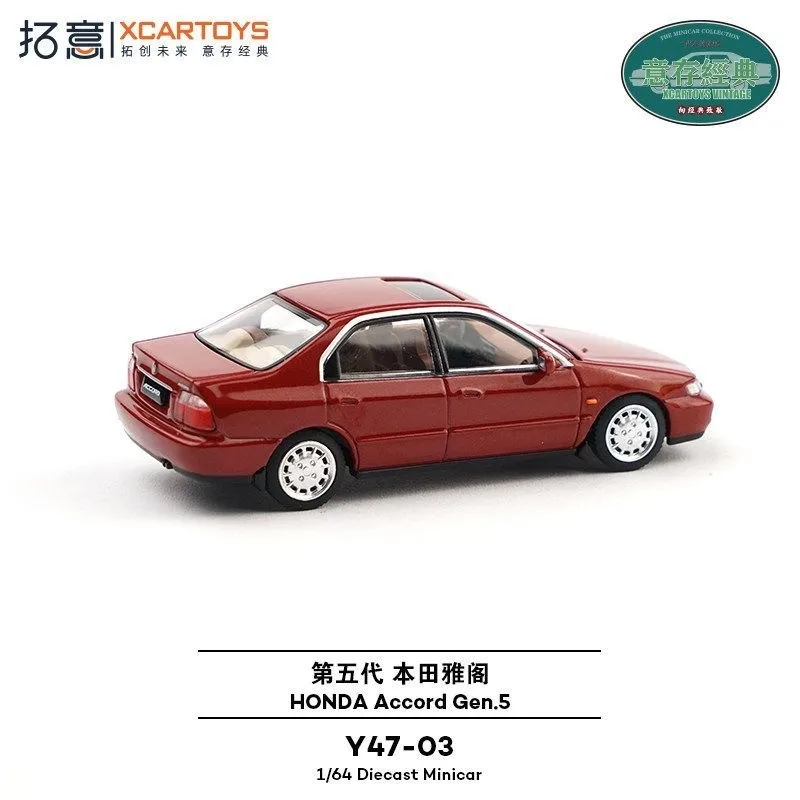 Xcartoys 1/64 Honda Accord Gen.5 Diecast Car Model Alloy Simulation Collection Toy Gift For Boys#peetyeee view 5