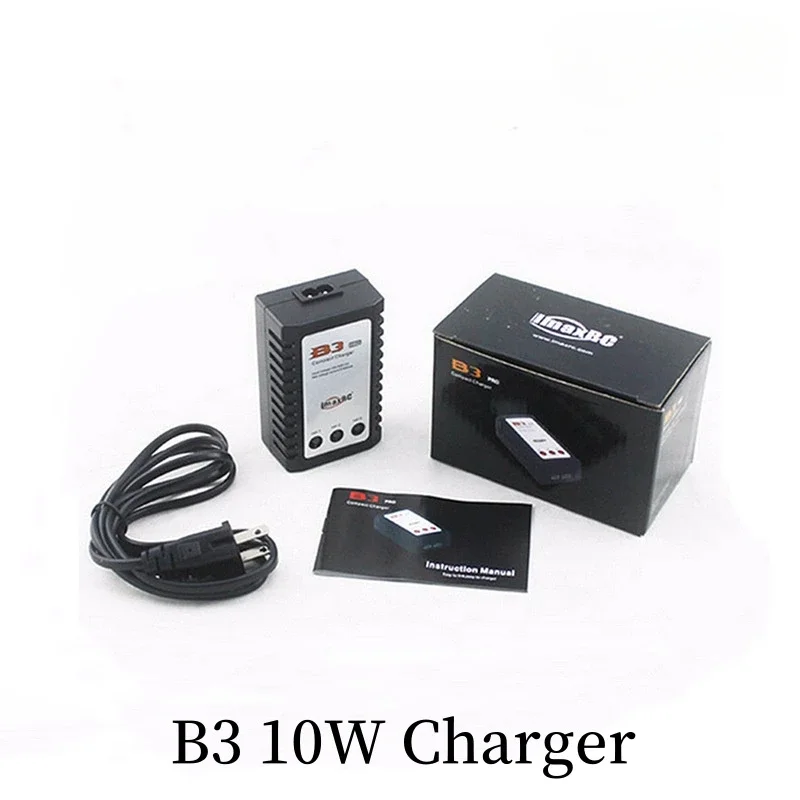 IMax B3 Pro Balance Charger EU/US Plug 10W 7.4v 11.1v 2s 3s Lipo Battery Simple Compact Power Adapter for RC Car Aircraft Model