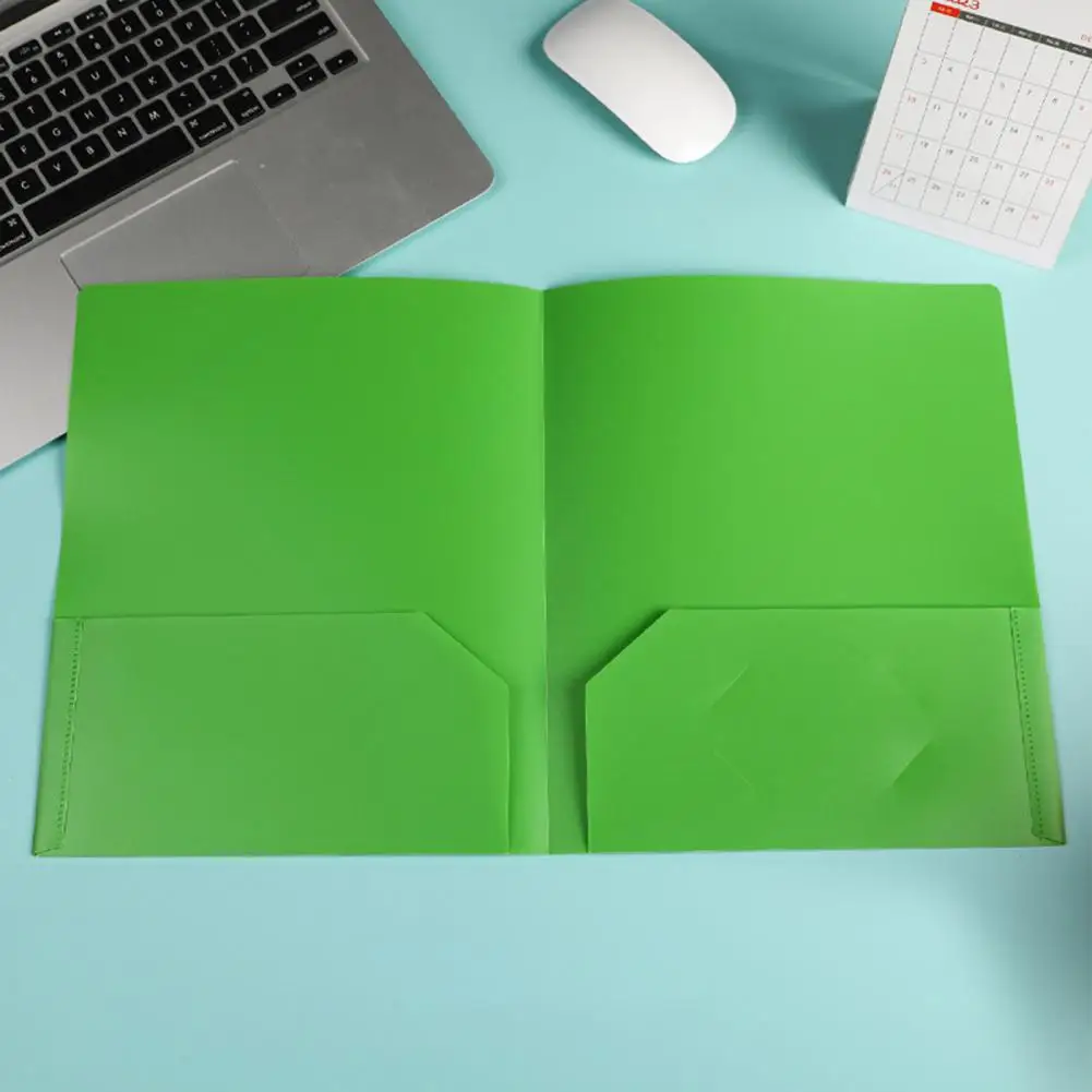 Carpetas de archivos con bolsillos, carpetas organizadoras de papel, carpetas de archivos de plástico impermeables con bolsillos, ranura para tarjetas de visita, paquete de 6