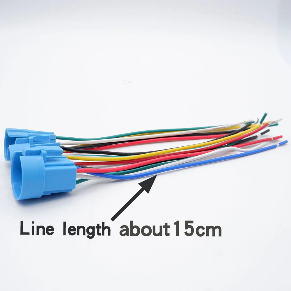 1 Wire Connector 16/19/22mm Metal Button Switch Tail Wire Socket With a Wire Length of Approximately 15cm