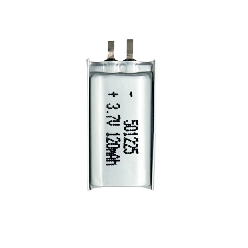 501225 3.7V 120mAh Lithium Polymer Cell with Stable Voltage for Micro Electronics, Headphones and Smart Sensors 501230 501440
