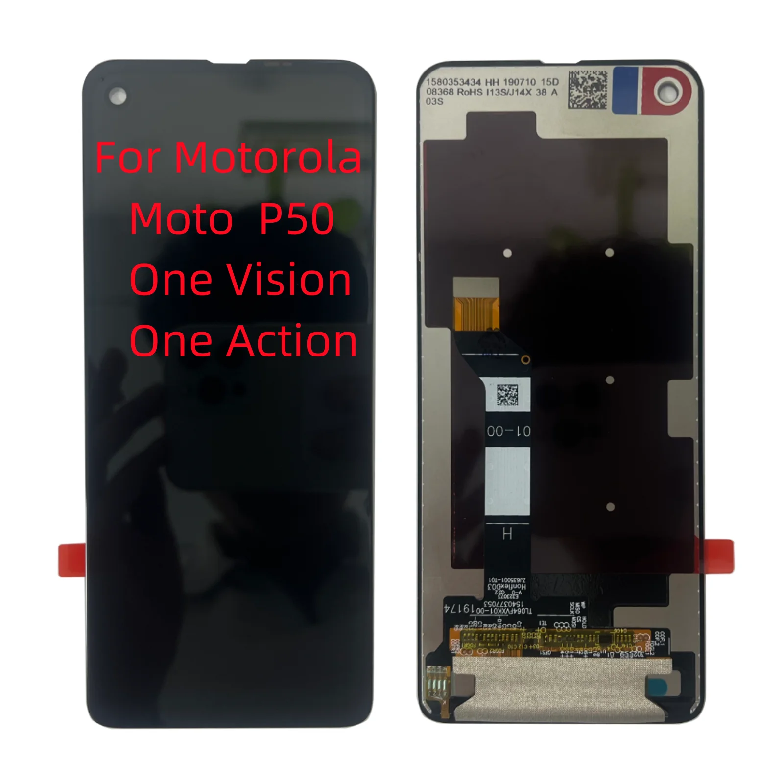 

For Motorola One Vision P50 LCD display for Moto One Action XT1970 LCD display touch digitizer kit 6.3'' moto XT2013 100% Test