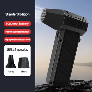 إزالة الثلج الشتوي مع منفاخ X6 200000 دورة في الدقيقة مروحة قوية مكنسة كهربائية من النوع C تشحن الرياح القوية 53m / s مروحة عنيفة بدون فرش أفضل 8 محراث ثلجي مبيعا - رقم 1