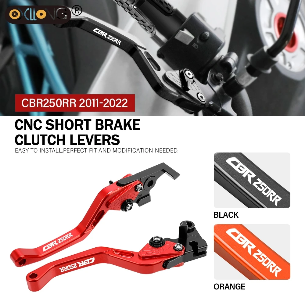 

CNC Motorcycle Short Brake Clutch Levers Accessories For HONDA CBR250RR 2011 2012 2013 2014 2015 2016 2017 2018 2019 2020 - 2022