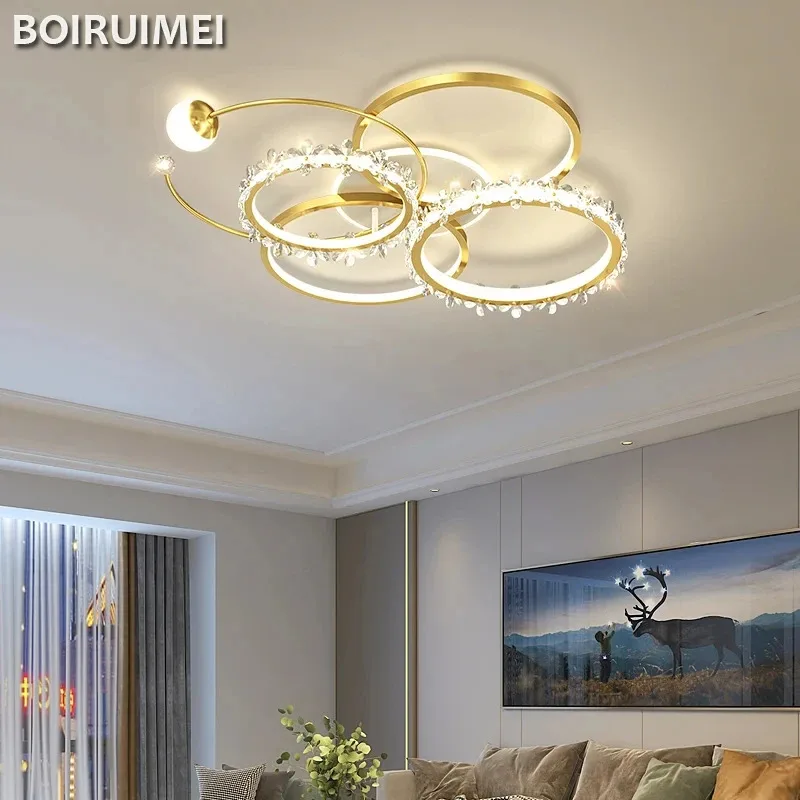 

Light Luxury Nordic LED Ceiling Lamp Modern Living Room Bedroom Corridor Chandelier Creativity Home Indoor Decoration Lamps