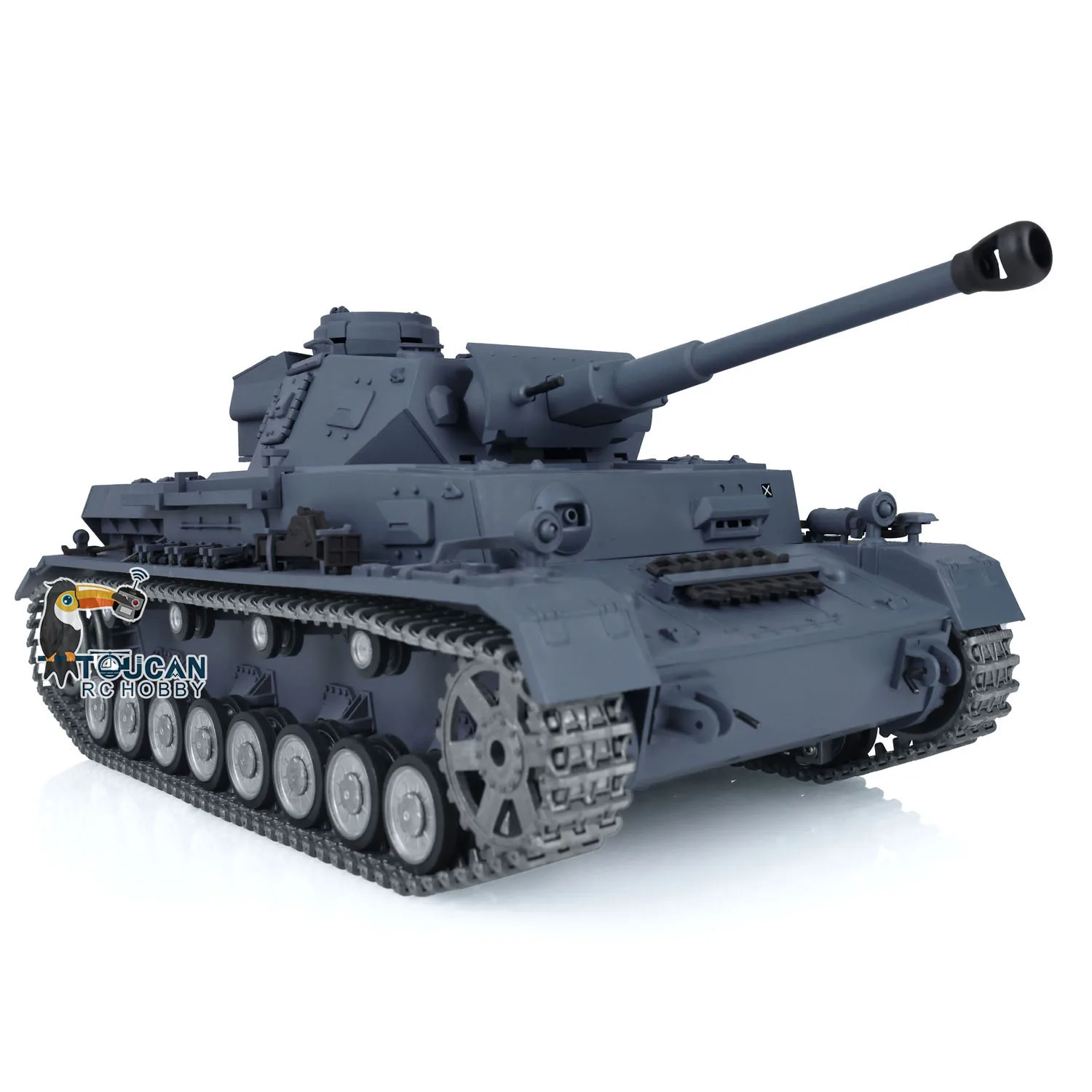 Henglong 1/16 7,0 tanque personalizado Panzer IV F2 RTR RC 3859 ruedas de pistas de Metal modelo listo para correr de alto rendimiento