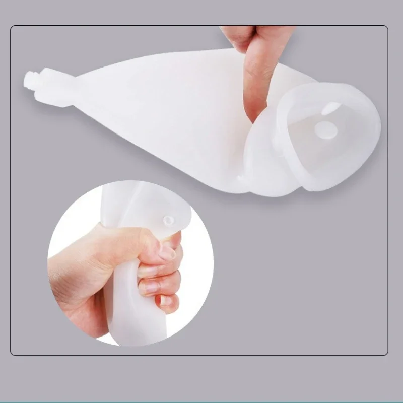 Leak Proof Male Urine Collector, Silicone Wearable External Catheter Urinal for Elderly Care
