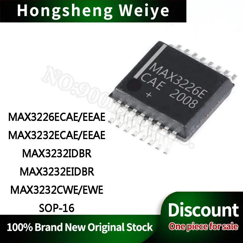 10Pcs New MAX3226ECAE 3226EEAE MX3232ECAE EEAE IDBR EIDBR CWE EWE SOP-16 IC Chip In Stock