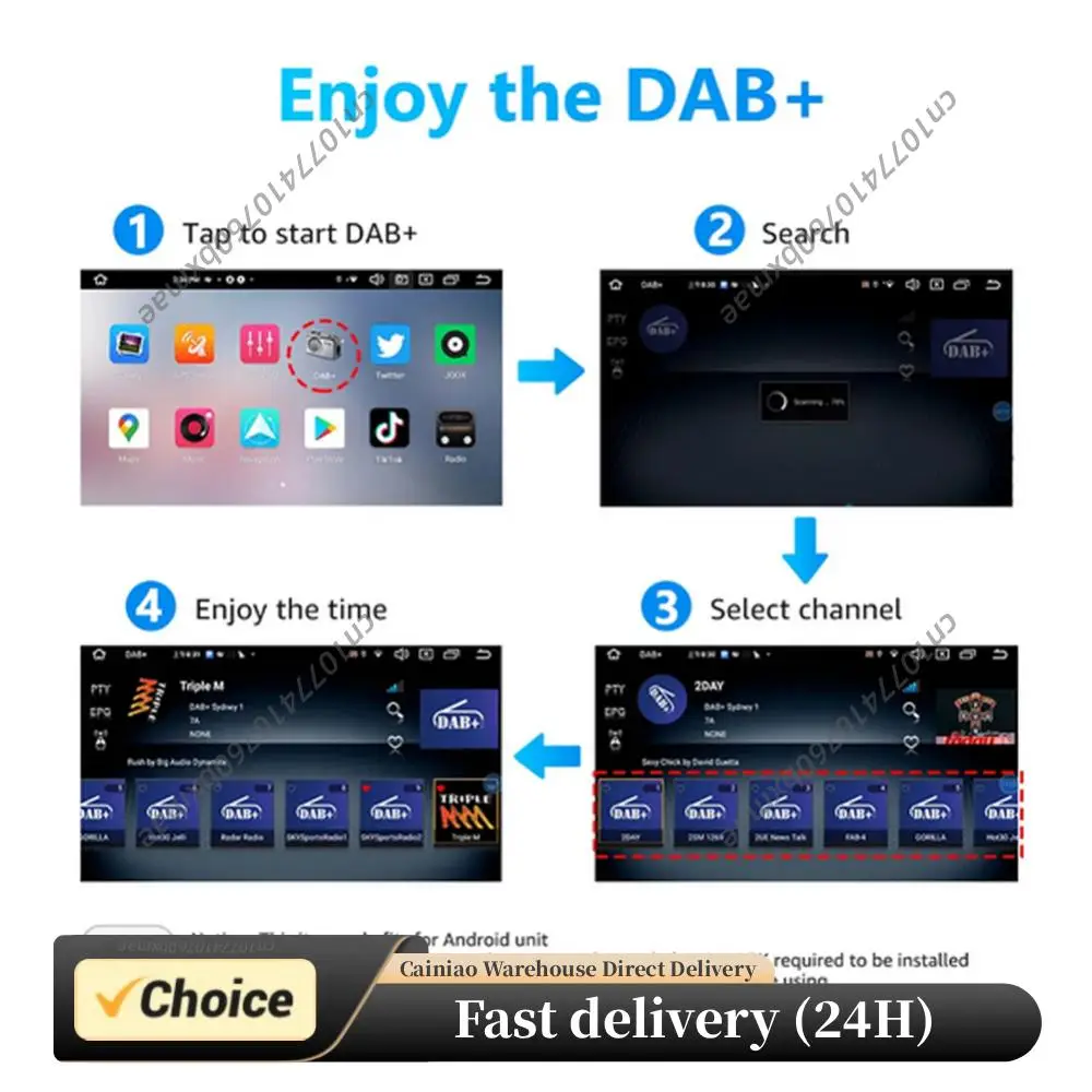 Dab+ Box Radio Rece…