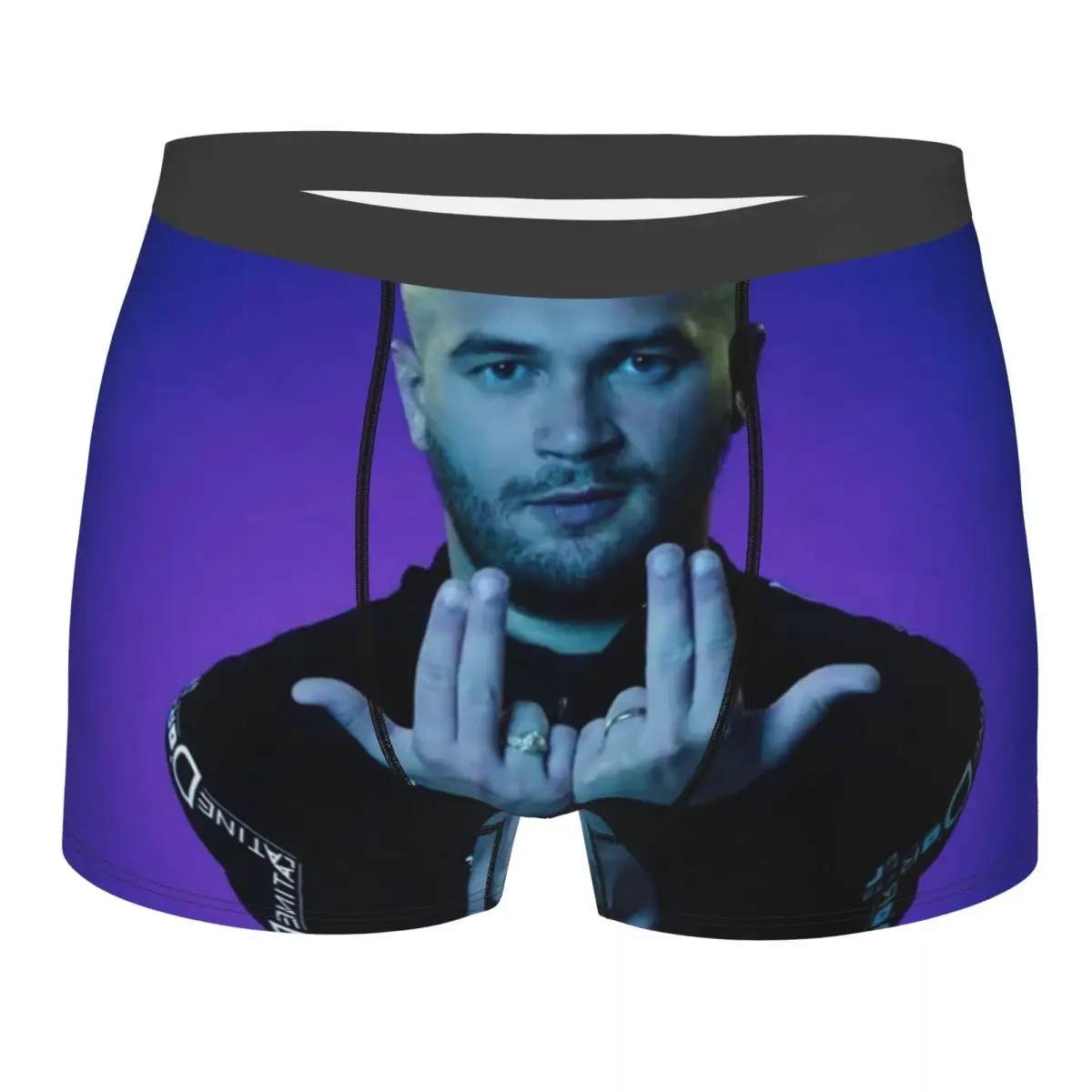 

Custom Male Cool French Rapper Jul Underwear Boxer Briefs Breathable Shorts Panties Underpants